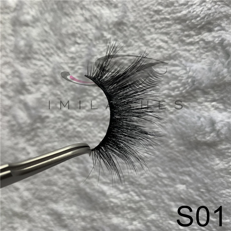 Wholesale best synthetic silk volume lashes 